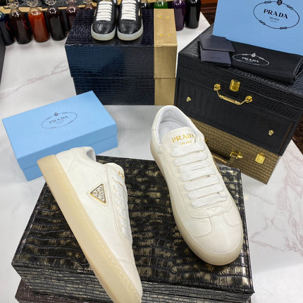 PRA LANE SNEAKER WHITE CALFSKIN