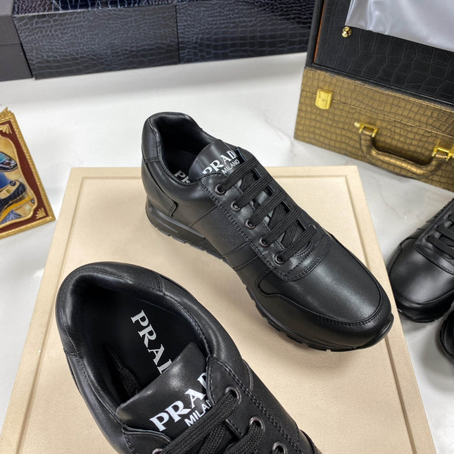 PRA SNEAKER IN BLACK CALFSKIN