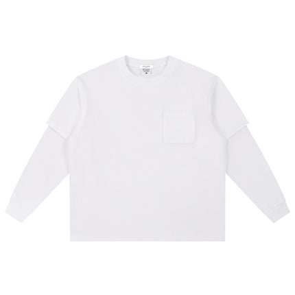CELINE 26S LAYERED-SLEEVE T-SHIRT 669