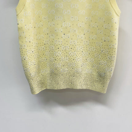 GUCCI 26S EMBELLISHED SLEEVELESS SWEATER 108