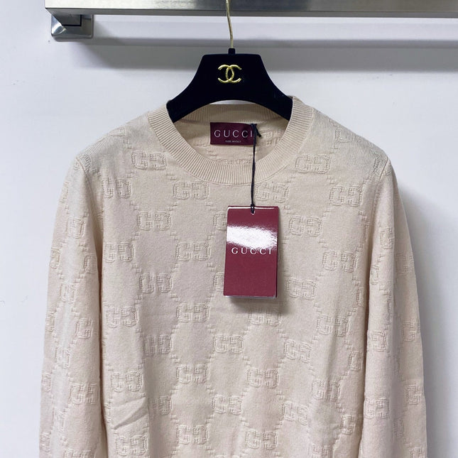 GUCCI 26S CREWNECK LONG-SLEEVE SWEATER 552