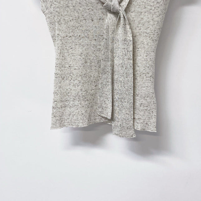 MIUMIU 26S SHORT-SLEEVE KNIT TOP 1457