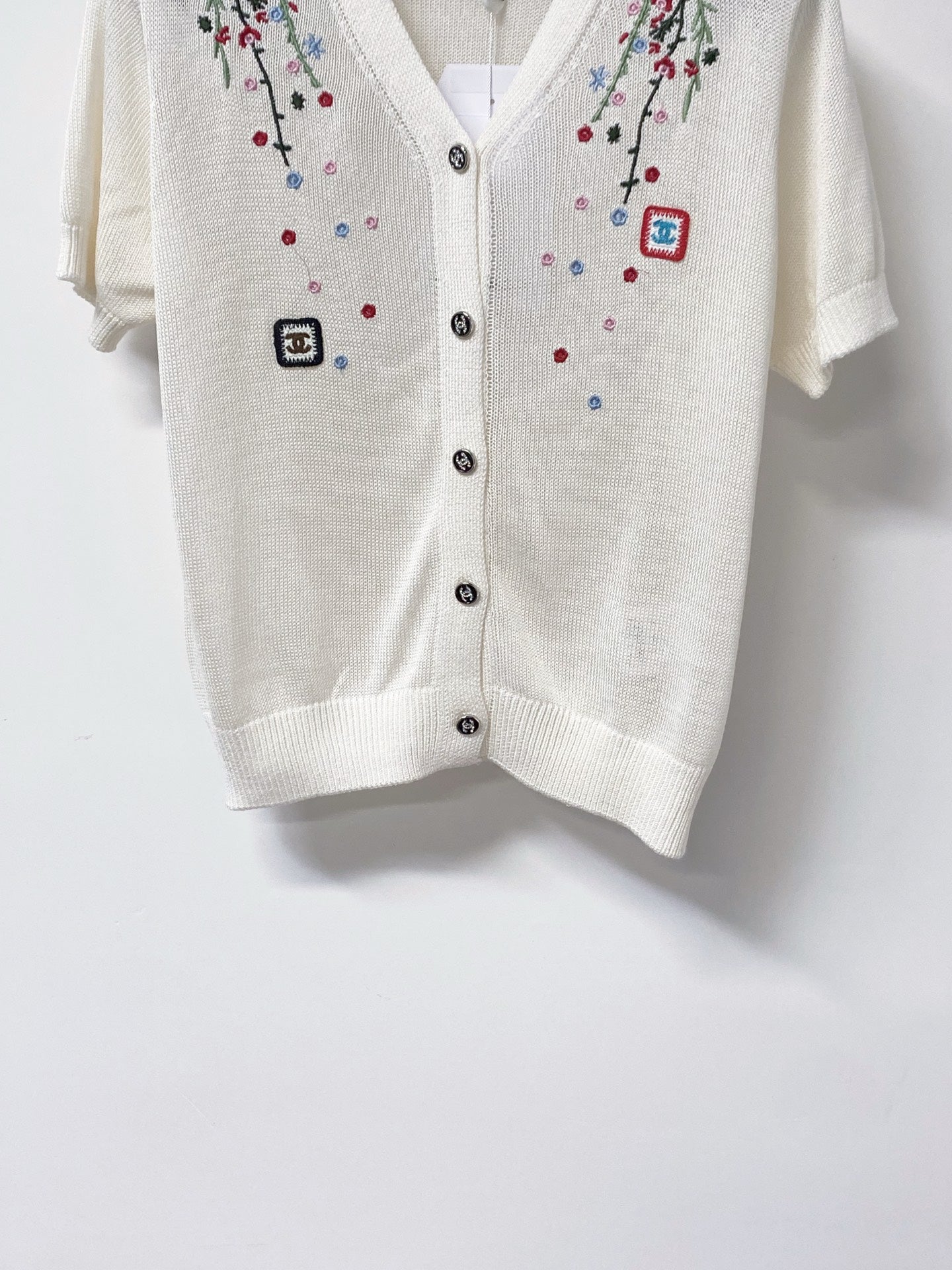 26S SHORT SLEEVE KNIT CARDIGAN1649