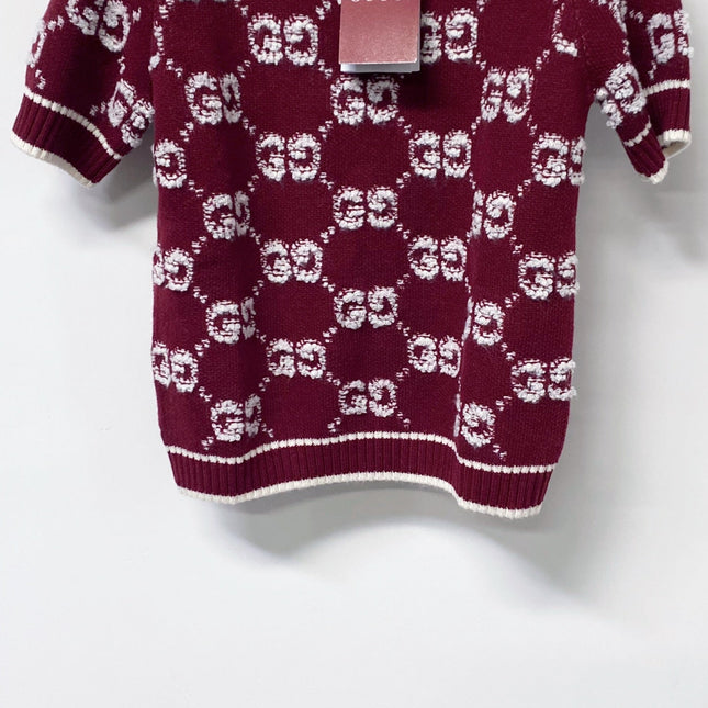 GUCCI 26S SHORT-SLEEVE KNIT SWEATER 526