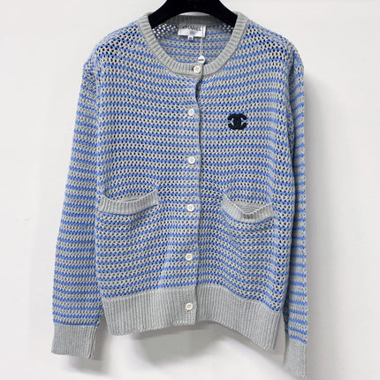 CHANEL 26S CREWNECK KNIT CARDIGAN 1508