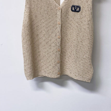 VALENTINO 26S V-NECK BUTTONED KNIT VEST 417