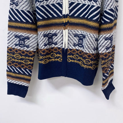 CELINE 26S ZIP-UP KNIT CARDIGAN 659
