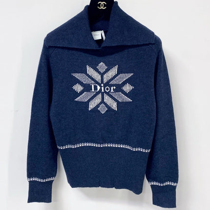 DIOR 26S MOCK-NECK WOOL SWEATER 1455