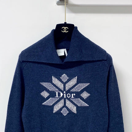DIOR 26S MOCK-NECK WOOL SWEATER 1455