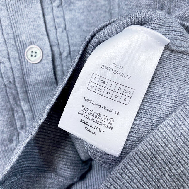 DIOR 26S SAILOR-COLLAR KNIT CARDIGAN 1608