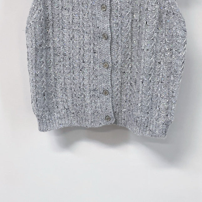 DIOR 26S KNIT BUTTON-FRONT VEST 1606