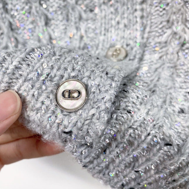 DIOR 26S KNIT BUTTON-FRONT VEST 1606