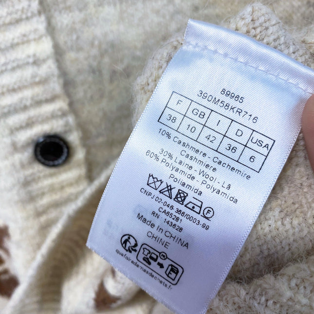 DIOR 26S HOODED KNIT CARDIGAN 1602