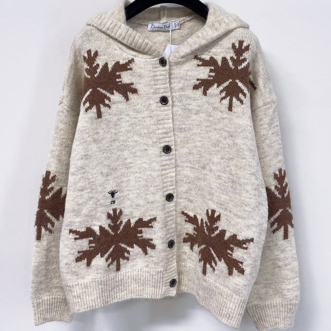 DIOR 26S HOODED KNIT CARDIGAN 1602