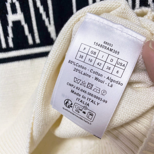 DIOR 26S CREWNECK KNIT SWEATER 1619