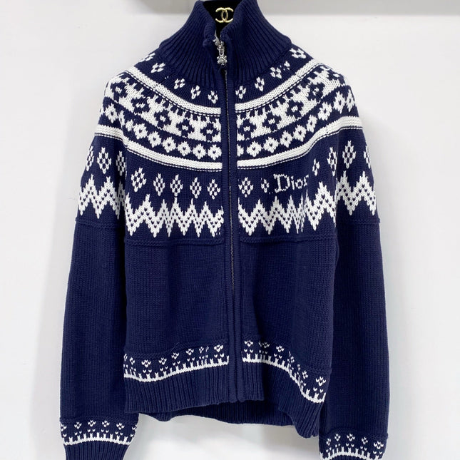DIOR 26S ZIP-UP KNIT JACKET 1623
