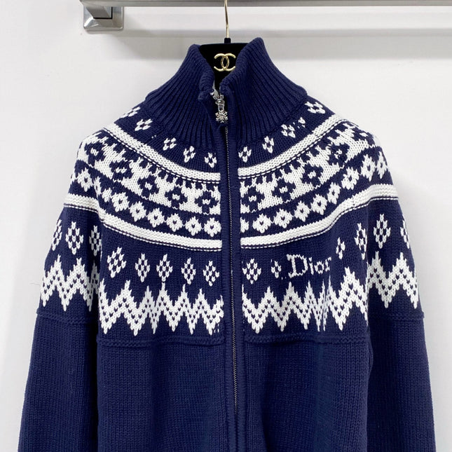 DIOR 26S ZIP-UP KNIT JACKET 1623