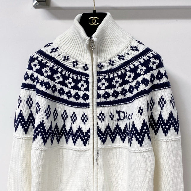 DIOR 26S ZIP-UP KNIT JACKET 1622