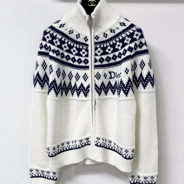 DIOR 26S ZIP-UP KNIT JACKET 1622