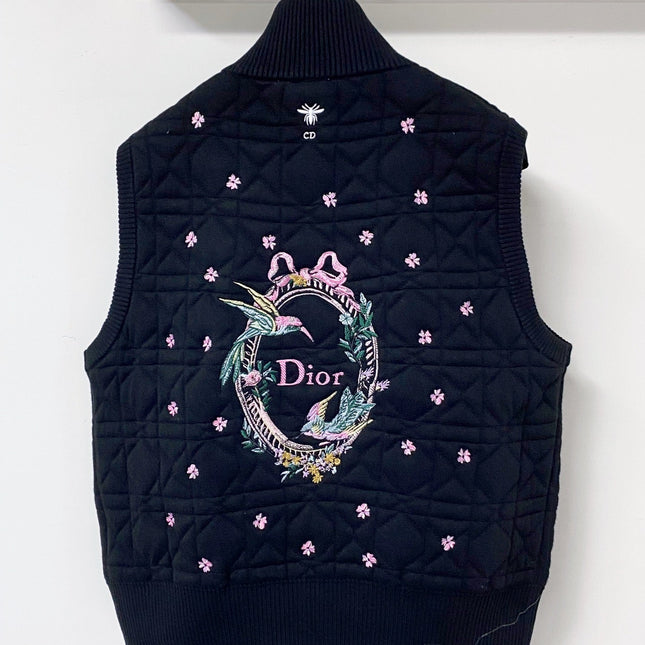 DIOR 26S DIAMOND-PATTERN KNIT VEST 1627