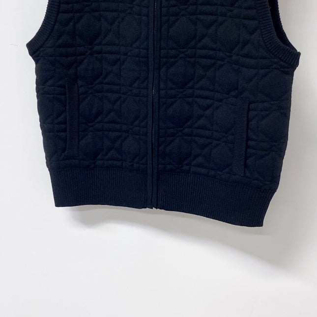 DIOR 26S DIAMOND-PATTERN KNIT VEST 1627