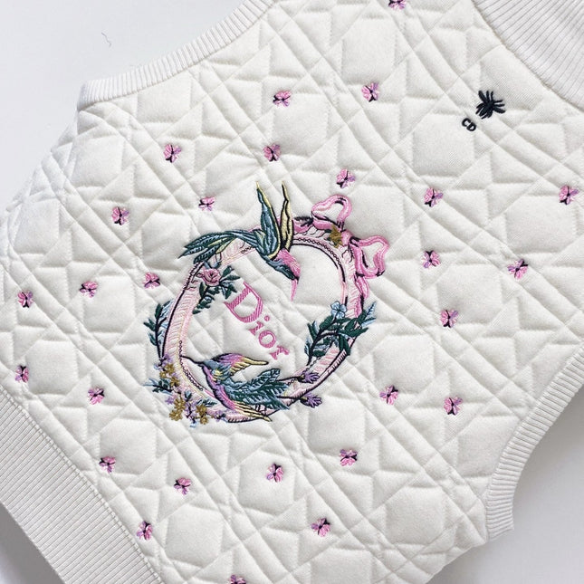 DIOR 26S DIAMOND-PATTERN KNIT VEST 1626
