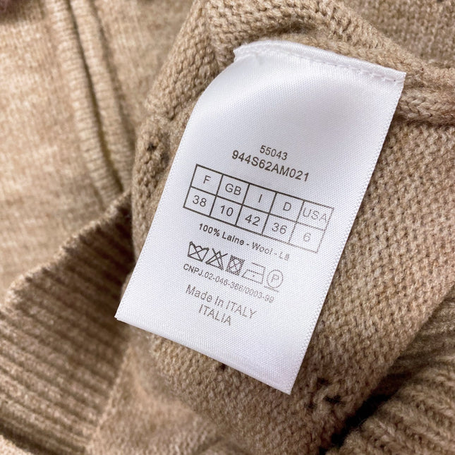 DIOR 26S ZIP-UP KNIT CARDIGAN 1628