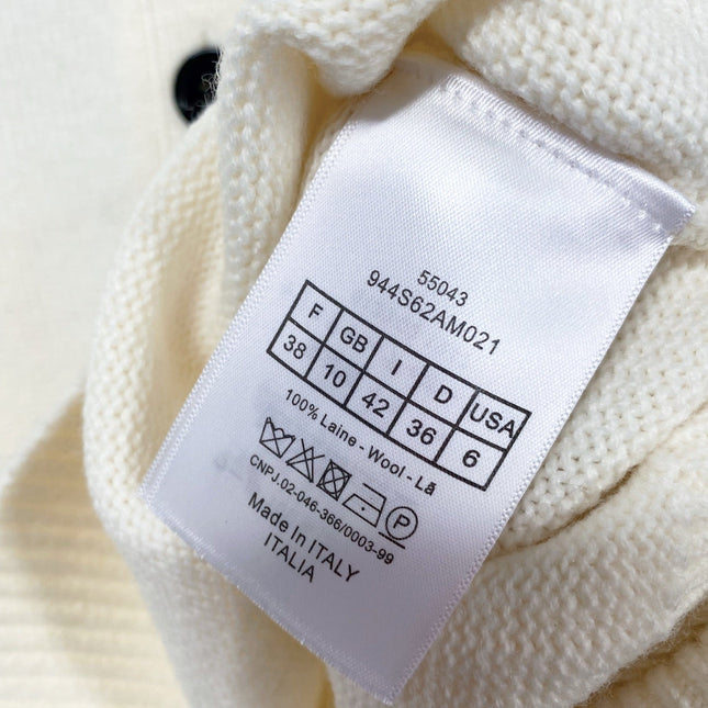 DIOR 26S BUTTON-FRONT KNIT CARDIGAN 1691