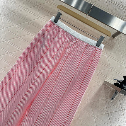 GUCCI STRIPED WIDE-LEG PANTS 276518