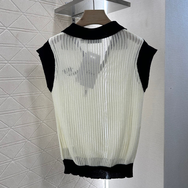 DIOR V-NECK KNIT SWEATER 276687