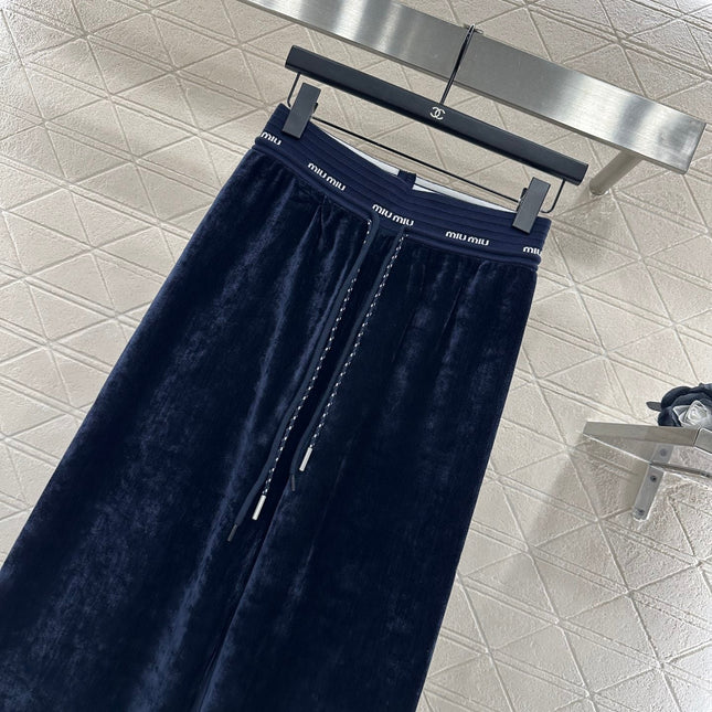 MIUMIU WIDE-LEG PANTS STYLE 120