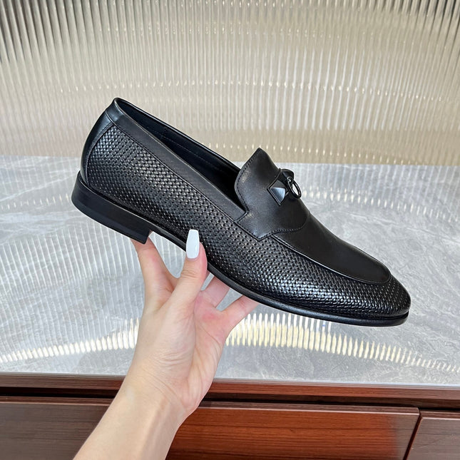 HM DESTIN LOAFER BLACK CALFSKIN