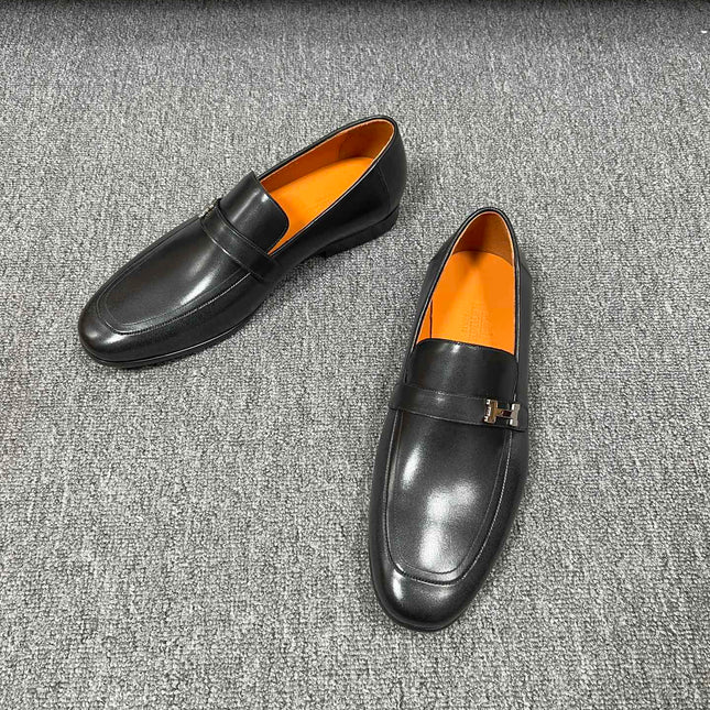 HM GIOVANNI LOAFER BLACK LAMBSKIN