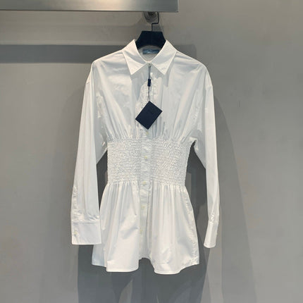PRADA 26S WAIST LONG-SLEEVE SHIRT 1244