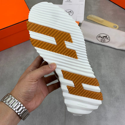 HM INCREASE SNEAKER TAN CALFSKIN