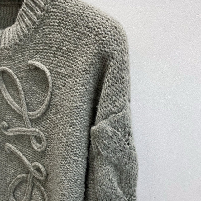 LOEWE 26S CABLE-KNIT SWEATER 620