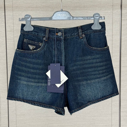 PRADA 26S DENIM SHORTS 1229