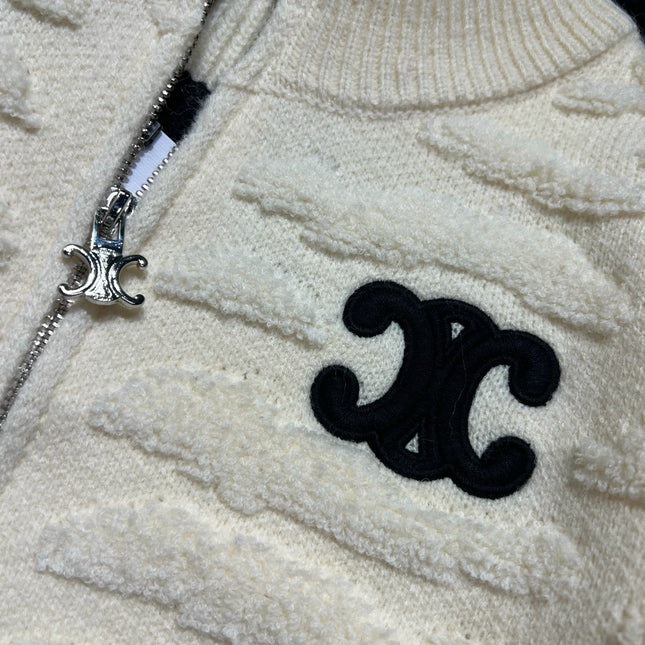 CELINE 26S ZIP-UP KNIT CARDIGAN 629