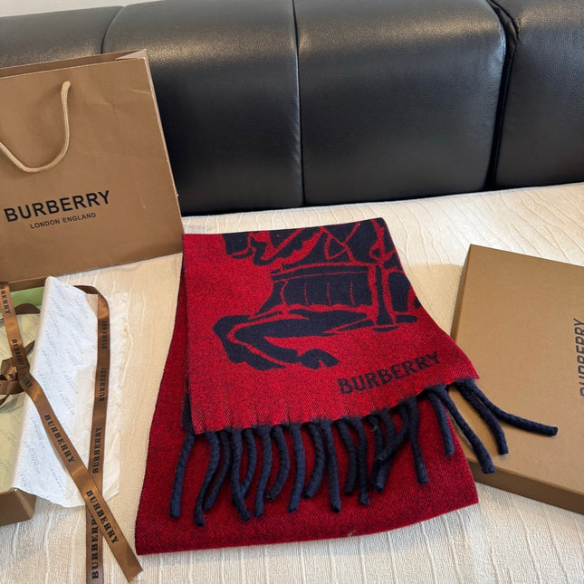 BURBERRY 26S SCARF 190 IN CASHMERE 513316