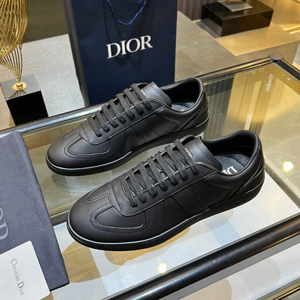 DIOR 26S B01 MATCHPOINT SNEAKER IN BLACK CALFSKIN