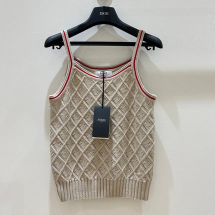 FENDI 26S KNIT CAMISOLE TOP 326