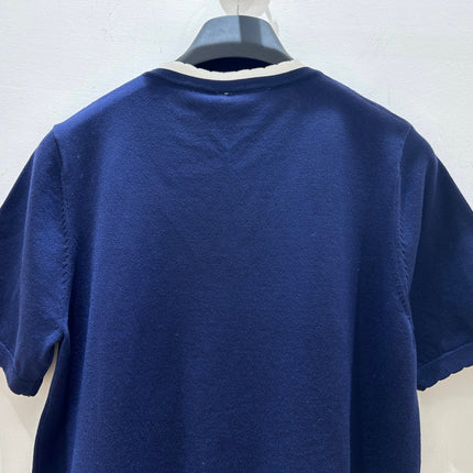 DIOR 26S SHORT-SLEEVE KNIT TOP 1703