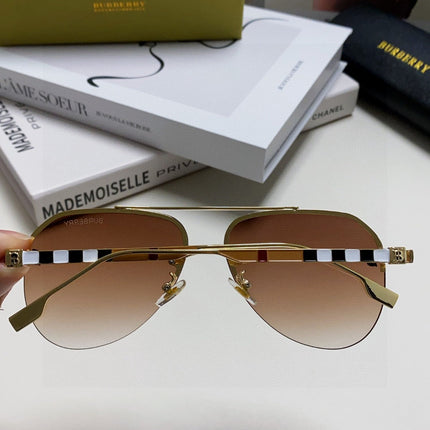 BURBERRY 26S PILOT FRAME IN METAL 493907