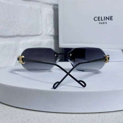CELINE 26S POLYGONAL FRAME IN METAL 493098
