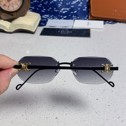 CELINE 26S POLYGONAL FRAME IN METAL 493098
