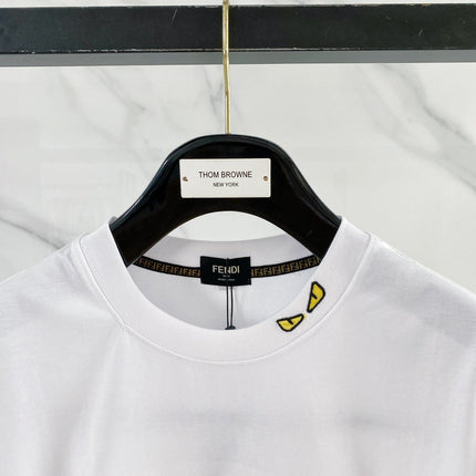FENDI 26S SHORT-SLEEVE CREWNECK T-SHIRT 566