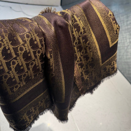 DIOR 26S SCARF 140 IN SILK AND CASHMERE 429181