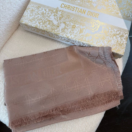 DIOR 26S SCARF 140 IN SILK AND CASHMERE 424266