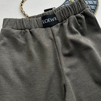 LOEWE 26S ELASTIC-WAIST WIDE-LEG PANTS 636