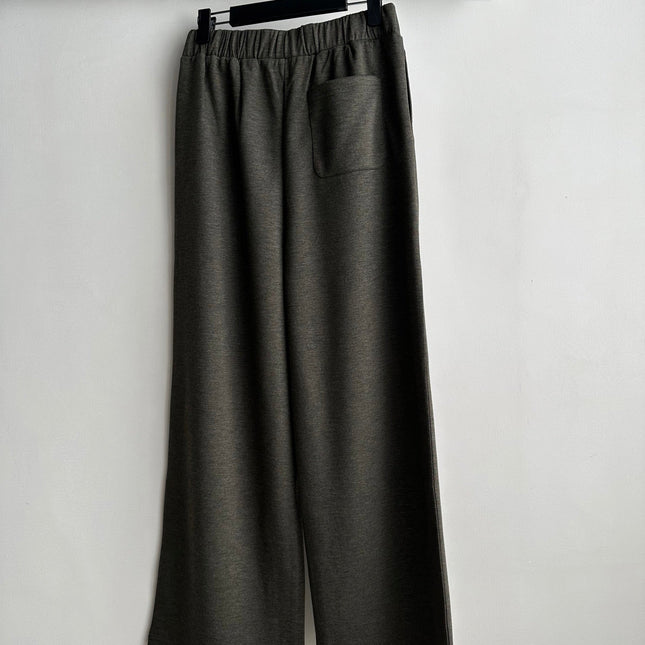 LOEWE 26S ELASTIC-WAIST WIDE-LEG PANTS 636